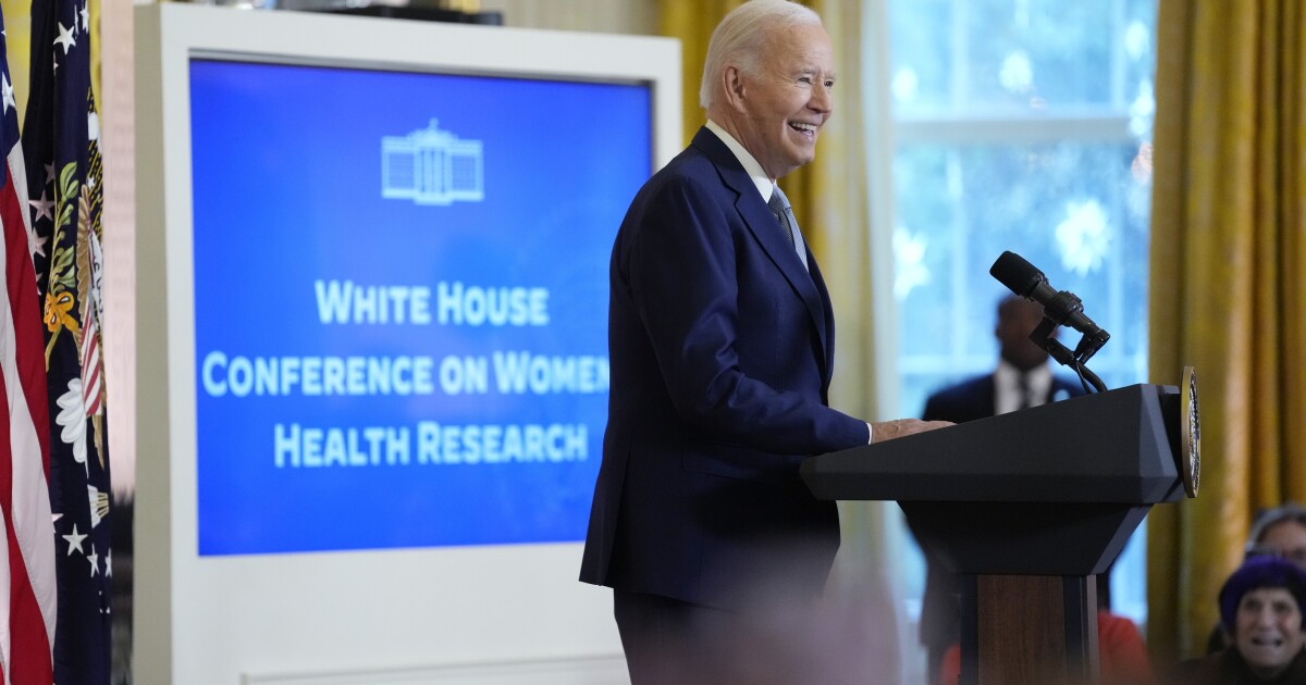 Biden hopes to close the gender gap in health care
